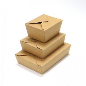 Kraft Paper Right Angle Packaging Box ၊