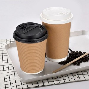 Папирна шоља за кафу за понети за једнократну употребу
