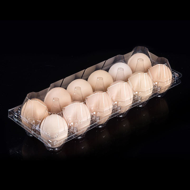 Didmeninis vienkartinis plastikinis ančių vištienos žąsų kiaušinių pakavimo padėklas