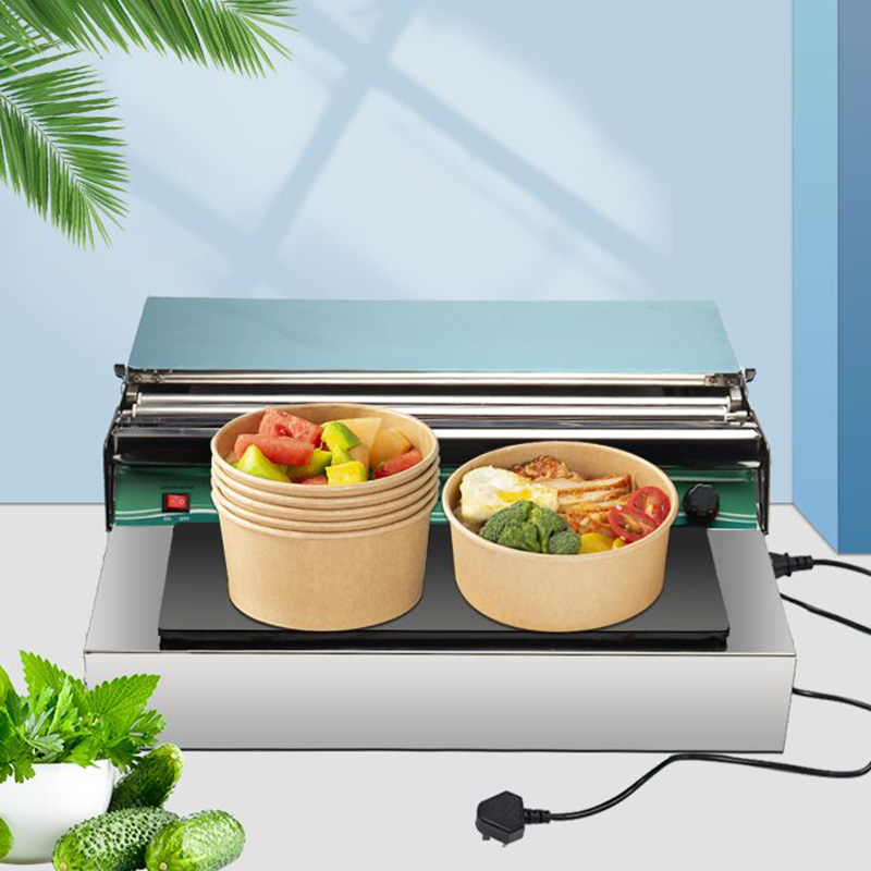 Máquina semiautomática de envoltura de film retráctil para alimentos para mantener frescas las frutas y verduras