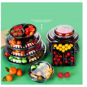 Bungkus palastik molotok kotak bungkusan buah Salads Wadahna divider