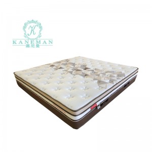 Plush memory foam mattress hybrid pocket spring mattress bed mattress wholesale