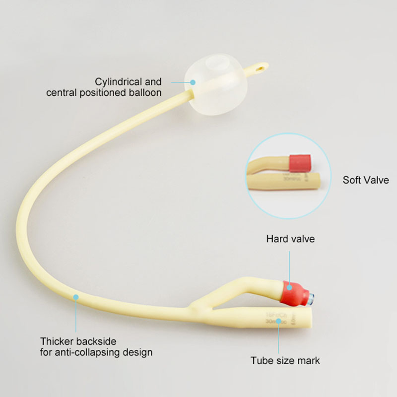 ඉවත දැමිය හැකි Latex Foley Catheter