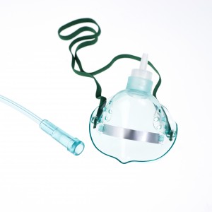 Jednokratna medicinska maska ​​za kisik s cijevi