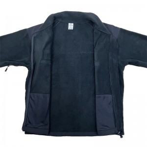Men's Warm Fleece Jackets Stand Collar Full Zip Winter Long Sleeve Coats
