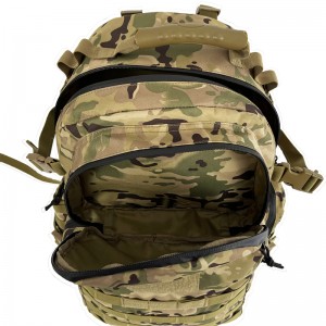 600D Ubora wa hali ya juu Camouflage kijeshi mbinu multifunctional knapsack kusafiri mkoba rucksack