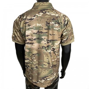 Kurzärmliges Combat-Militär-T-Shirt