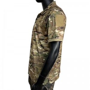Camiseta militar de combate de manga curta