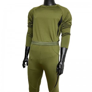 OD Green Fleece Base Layer Thermal Alusvaatteet Set Talvi Pyjama
