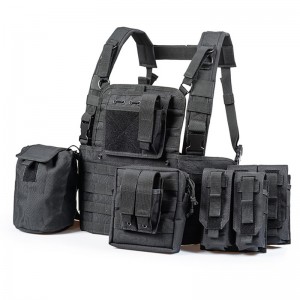 Army Tactical Vest Sefubeng sa Sesole Rig Airsoft Swat Vest