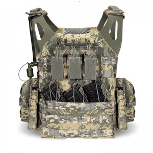 Sistema ta' Vest ta' Assalt Modulari Militari Kompatibbli ma' Backpack ta' Assalt Tattiku ta' 3 Ijiem OCP Camouflage Army Vest
