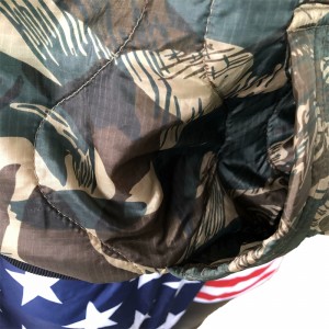 Poncho-hoodie met militaire stijl voor het hele seizoen. US Army Rhodesian Camo Woobie-hoodie