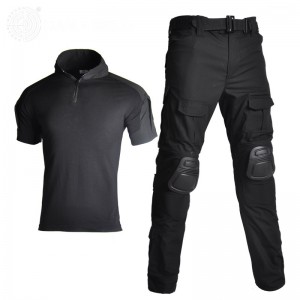 सैन्य सामरिक वर्दी शर्ट + पैंट कैमो लड़ाकू मेंढक सूट