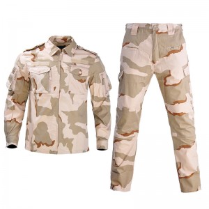 Pagsasanay ng Camouflage Tactical Military Clothes BDU Jacket At Pantalon