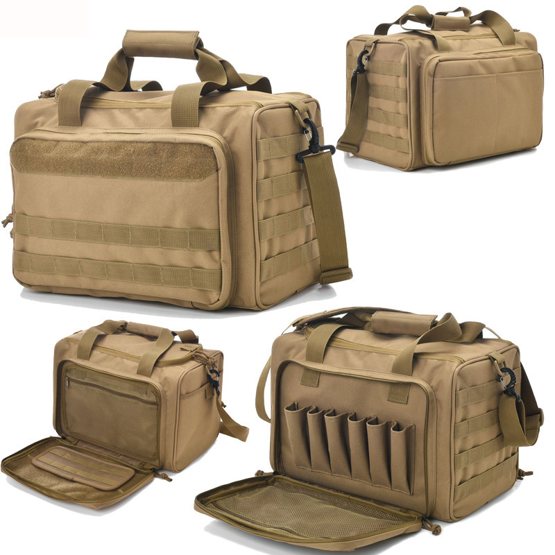 Deluxe Tactical Range Bag sotilaallinen Duffle reppu käsiaseita ja ammuksia Suositeltu kuva