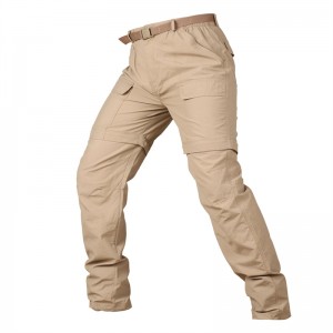 Men Quick Dry Detachable Length Tactical Military Army Pants