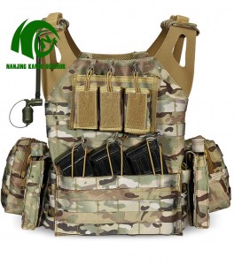 Siostam vest ionnsaigh modular armachd co-chosmhail ri baga-droma ionnsaigh innleachdach 3 latha OCP Camouflage Arm Vest