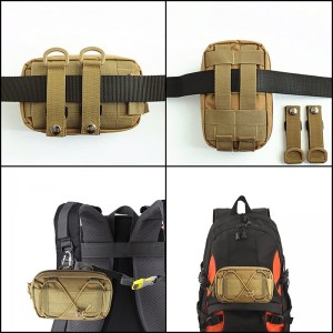 Tactical MOLLE Gear Organizer Utility MOLLE laukkupussi varusteille, työkaluille, tarvikkeille
