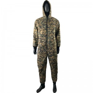 Militärischer Herren-Overallanzug, Camouflage-Nylon-Woobie-Hoodie-Overall für die Armee