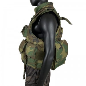 Taktični neprebojni oklep z torbico vojaški policijski balistični jopič za zaščito celotnega telesa