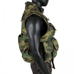 Armadura a prueba de balas táctica con chaleco balístico del guardia de protección de cuerpo completo de la policía del ejército de la bolsa