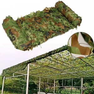Woodland Camo Netting Camouflage Net for Camping Hunting Shooting Military Sunscreen Nets