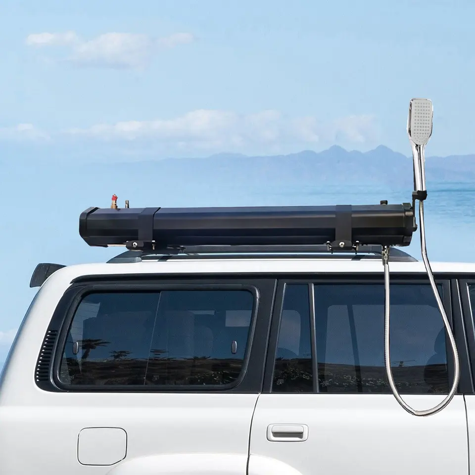 KANGRUN 20L New Arrival Outdoor Camping Road Shower Mobil Solar Shower untuk kendaraan off-road