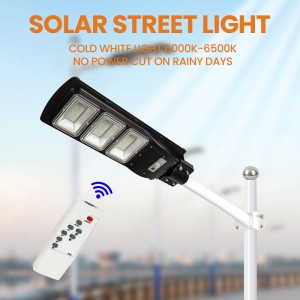 30-120W IP65 Entegre Akıllı Hepsi Bir Arada Solar Led Sokak Lambası Dış Mekan 90W Aydınlatma Solar Sokak Lambası