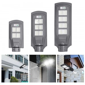 Commercial IMPERVIUS IP65 Aluminium Smd 60w 120w 180w Integrated Outdoor All in one led Solar Street Light