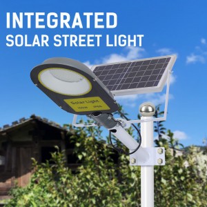 Lampe d'extérieur solaire 6500 K avec télécommande du crépuscule à l'aube éclairage de sécurité pour cour, jardin, gouttière, terrain de basket