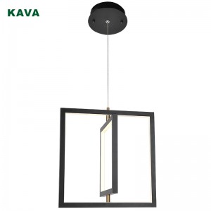 Wholesale Round Chandelier - Matte Black LED Chandelier Energy Saving P11003-36W – KAVA