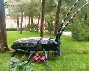 Parc d'aventure Big Bugs Insectes animatroniques Statue d'insecte Anoplophora Chinensis Personnaliser AI-1437