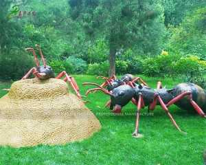 ايڊونچر پارڪ ڊسپلي بگ بيگز Ant Animatronic Insects Ant Statue حسب ضرورت AI-1420