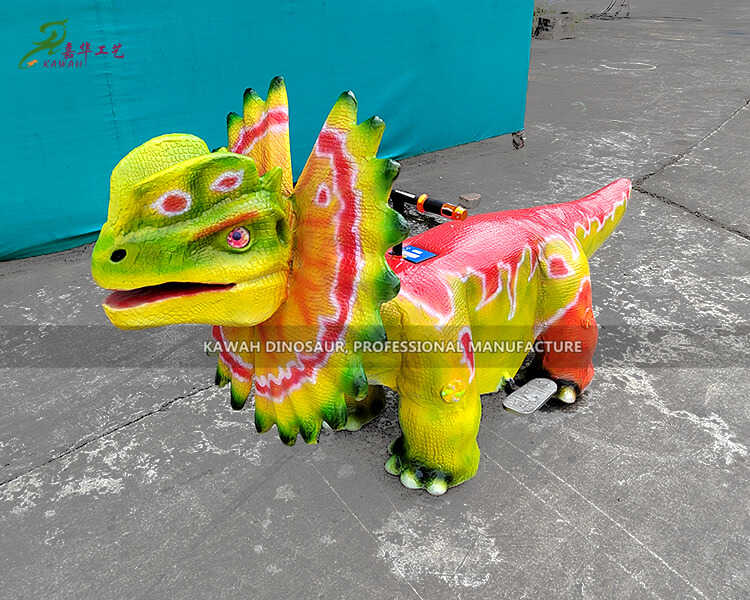 Mga Produkto ng Amusement Park Real Dinosaur Swiping Card Kiddie Dinosaur Rides Factory Sale ER-821
