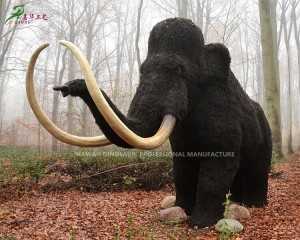 Ancient Animal Realistic Giant Mammoth Statue Animatronic Animal AA-1225