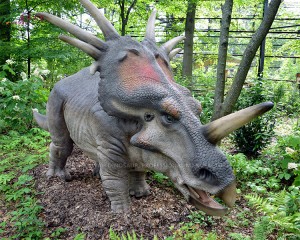 ڈائنوسار فیکٹری ڈایناسور مجسمہ اینیمیٹرونک ڈایناسور Styracosaurus AD-104