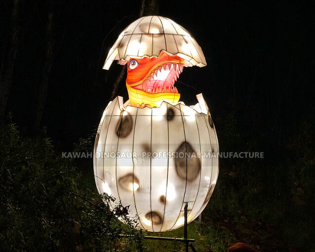 Baby Dinosaur Eggs Lanterns With Movements And Sounds Holiday Decorations CL-2627