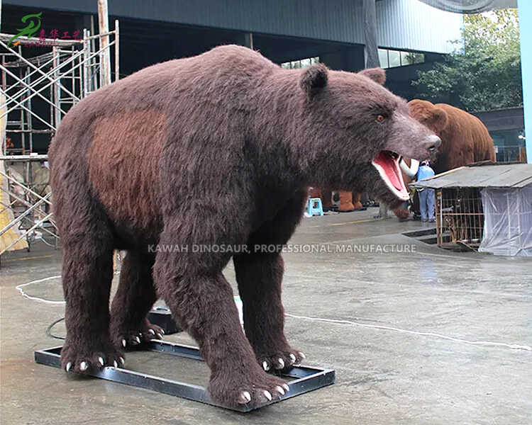 Medvěd hnědý Animatronic Animal Animatronic Bear Statue Factory Sale AA-1233