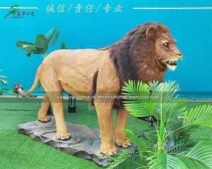 Buy Animatronic Lion Customized Animals Lion Statue Movements and Synchronized Sound