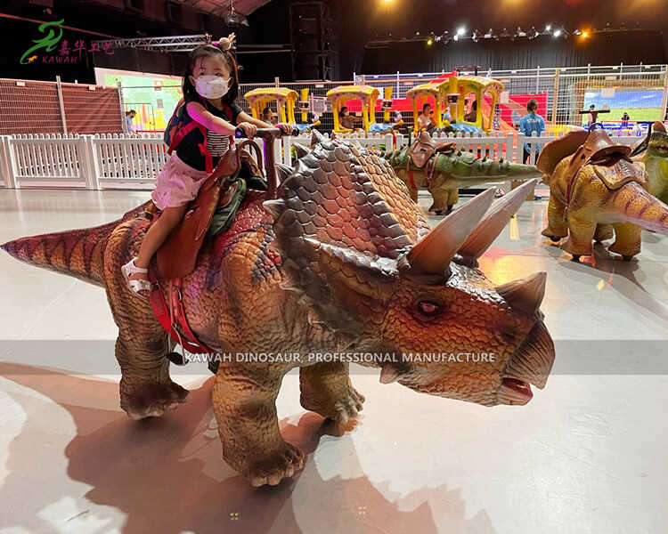 Thenga i-Animatronic Walking Dinosaur Ride ye-Amusement Park WDR-787