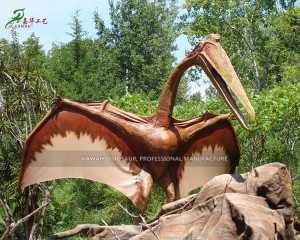 Dinosaurios animatrónicos coloridos Quetzalcoatlus dinosaurio gigante modelo AD-150
