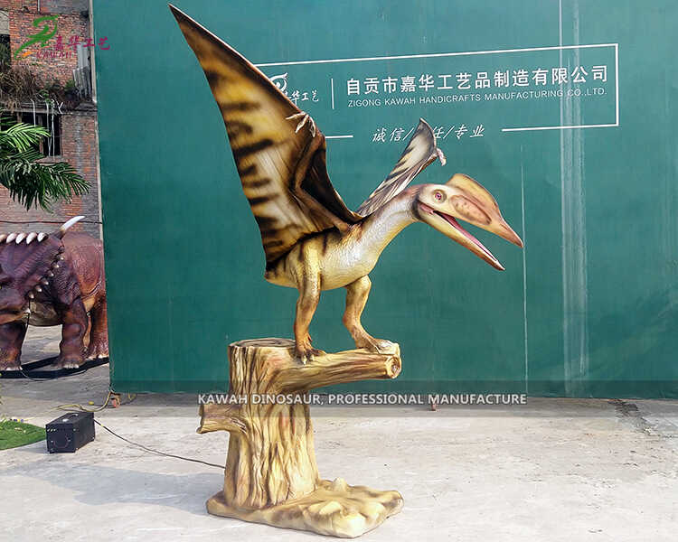 Prynu Gwerthu Ffatri Deinosor Animatronig Realistig Pterosauria Zigong AD-124