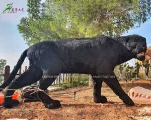 Køb Realistic Panther Statue Animatronic Animal AA-1245