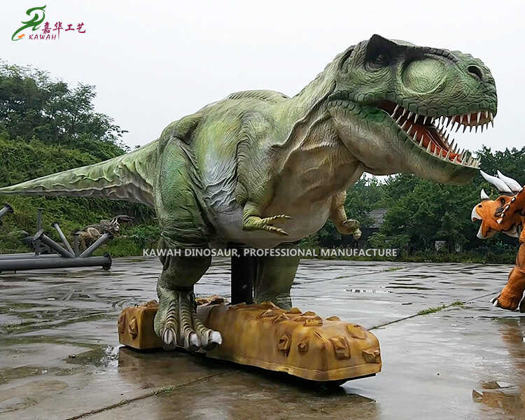 Haqiqiy piyoda yuruvchi dinozavr animatronik Tyrannosaurus Rex sahna ko'rgazmasini AD-615 sotib oling