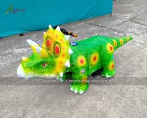 Udhëtimet elektrike me ngjyra të preferuara të fëmijëve Triceratops Dinosaur Ride Në shitje ER-840