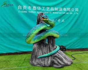Tilpasset realistisk Aniamtronic Snake Statue Animatronic Animals AA-1229