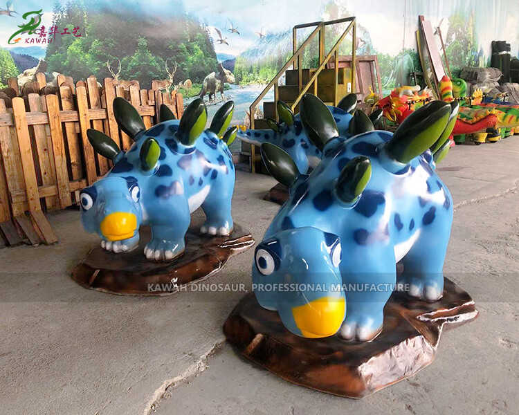 Přizpůsobené produkty nejvyšší kvality pro zábavní parky Modrý stagosaurus vnitřní dekorace FP-2427
