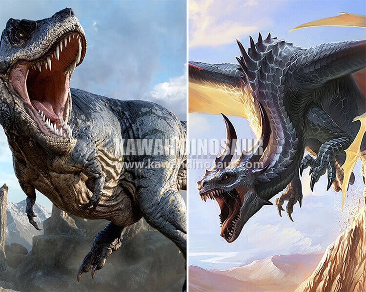Difference Between Dinosaurs and Western Dragons.