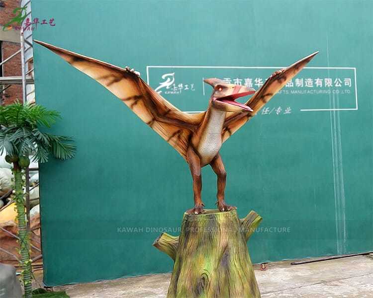 Dinosaur Factory Pterosauria Staty Livsstorlek Dinosaur Animatronic Customized AD-155