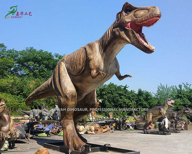 Jualan Kilang Dinosaur Disesuaikan 12 Meter T Rex Dinosaur Animatronic AD-156